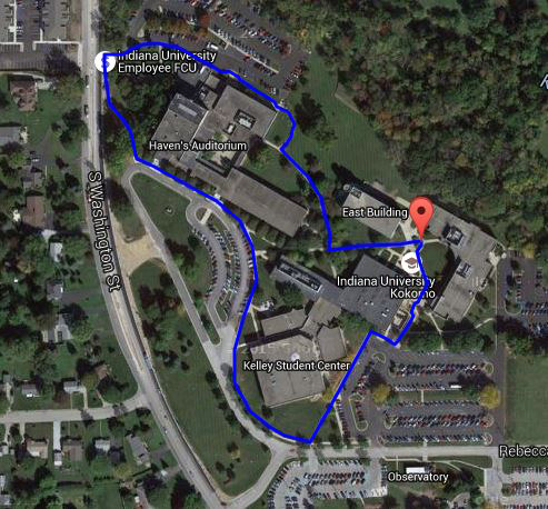 IU Kokomo Outdoor Path