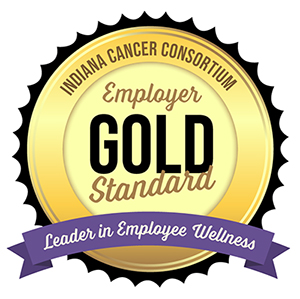 Indiana Cancer Consortium Employer Gold Standard badge
